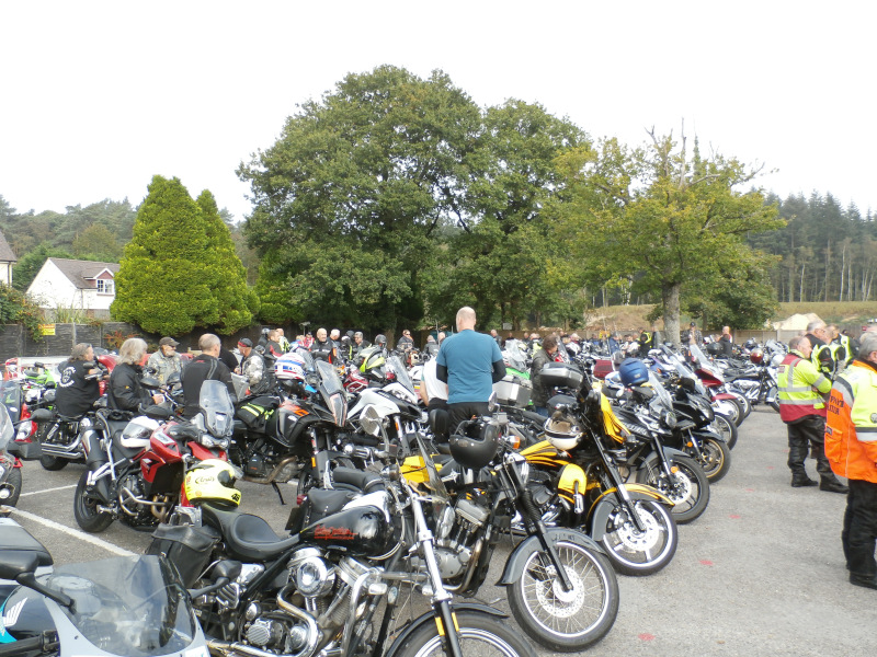 Picture of bikes and bikers
