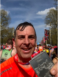 London marathon runner, Rich